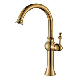 Bathroom Sink Faucet Country Brass Polished Brass