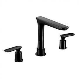 Bathroom Sink Faucet Transitional Brass Painting