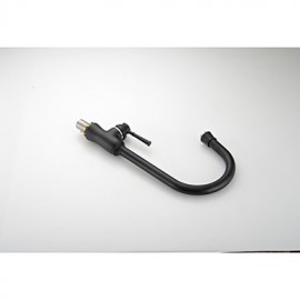 Black Kitchen Sink Faucet Swivel Spout Single Handle