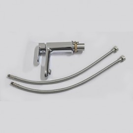 Brass Single Hole Bathroom Faucet Basin Faucet Hot And Cold Water Mixer Tap