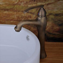 Classic Antique Brass Bathroom Sink Faucet