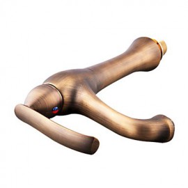 Classic Antique Brass Bathroom Sink Faucet