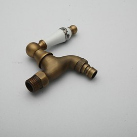 Contemporary Antique Brass Bibcock