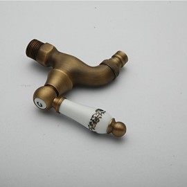 Contemporary Antique Brass Bibcock