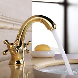 Contemporary Chrome Finish Brass One Hole Single Handle Bathroom Sink Faucet