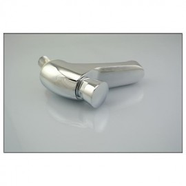 Contemporary Chrome Finished Brass Self-Closing Basin Delay Action Tap
