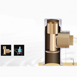 Contemporary High-Arch Gooseneck Brass 360 Degree Swivel Spout Hot And Cold Water Kitchen Sink Faucet