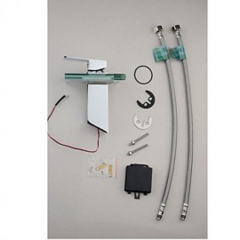 Contemporary Led / Waterfall Brass Chrome