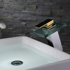 Contemporary Led / Waterfall Brass Chrome