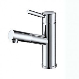 Contemporary Pullout Spray Brass Chrome