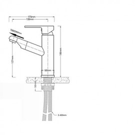 Contemporary Pullout Spray Brass Chrome