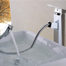 Contemporary Pullout Spray Brass Chrome