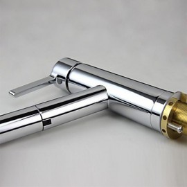 Contemporary Pullout Spray Brass Chrome