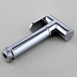 Contemporary Solid Brass Chrome Finish Bidet Spray Faucet Without Supply Hose And Shower Holder