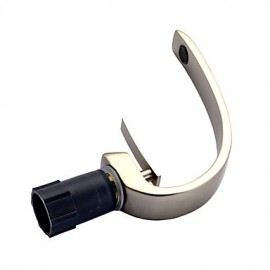 Contemporary Style Nickel Single Handle One Hole Hot And Cold Water Bathroom Sink Faucet - Antique Silver