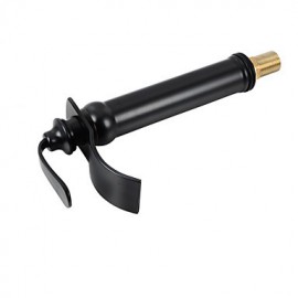 Contemporary Style Oil-Rubbed Bronze Finish Countertop Bathroom Sink Faucet - Black