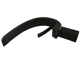 Contemporary Style Orb Single Handle One Hole Hot And Cold Water Bathroom Sink Faucet - Black