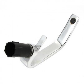 Contemporary Style Single Handle One Hole Hot And Cold Water Bathroom Sink Faucet - Silver