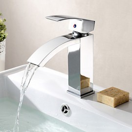 Contemporary Waterfall Brass Chrome