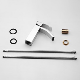 Contemporary Waterfall Brass Chrome