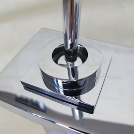 Widespread Single Handle One Hole in Chrome Bathroom Sink Tap