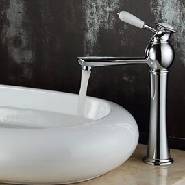 Luxury European Style Chrome Bathroom Sink Faucet-Slive