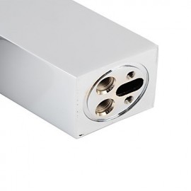 Modern Chrome Finish Waterfall Bathroom Sink Faucet - Silver