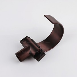 New Antique Design Basin Waterfall One Hole Double Handles Oil Rubbed Bronze Tap