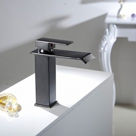 Oil Rubbed Bronze Waterfall Bathroom Sink Vessel Faucet Lavatory Vanity Basin Mixer Tap