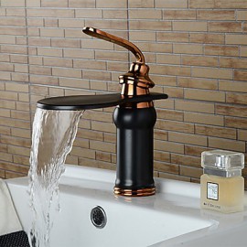 Personalized Bathroom Sink Faucet Oil-Rubbed Bronze Finish Single Handle