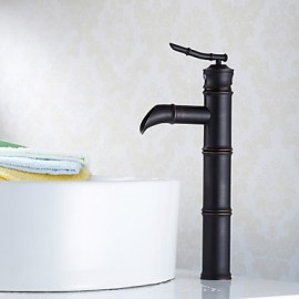 Personalized Bathroom Sink Faucet Traditional Bamboo Style Oil-Rubbed Bronze Finish Bathroom Sink Faucet