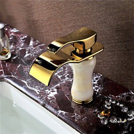 Art Deco / Retro Waterfall Brass Ti-Pvd