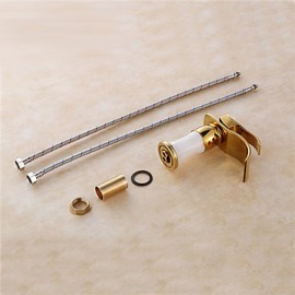 Art Deco / Retro Waterfall Brass Ti-Pvd