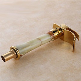 Art Deco / Retro Waterfall Brass Ti-Pvd
