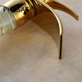 Art Deco / Retro Waterfall Brass Ti-Pvd