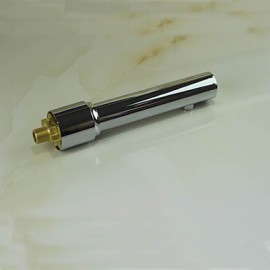 Sensor Contemporary Hands Free Bathroom Sink Faucet-Chrome Finish