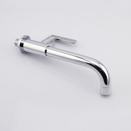 Bathroom Sink Faucet In Modern Brass Single Kitchen Cold Water Faucet