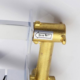 Contemporary Brass Waterfall Bathroom Sink Faucet