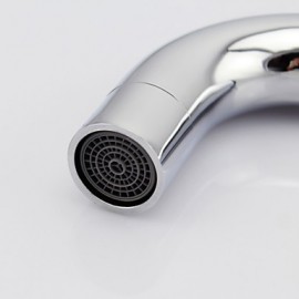 Contemporary Chrome Finish Brass Two Holes Single Handle Wall Mounted Bathroom Sink Faucet