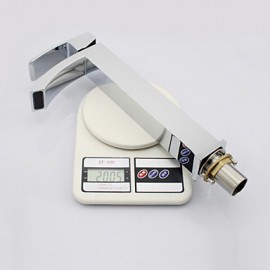 Tall Waterfall Spout Single Handle Bathroom Sink Vessel Faucet Basin Mixer Tap Chrome Polished