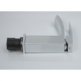 Single Handle Waterfall Bathroom Vanity Sink Faucet With Extra Large Rectangular Spout