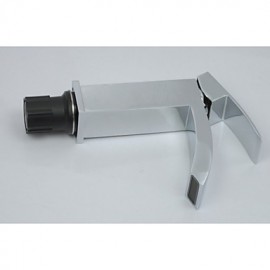 Single Handle Waterfall Bathroom Vanity Sink Faucet With Extra Large Rectangular Spout