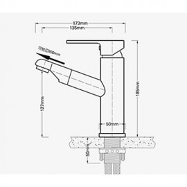 Solid Brass Contemporary White Painting Single Handle Single Hole Hot And Cold Water Bathroom Sink Faucet