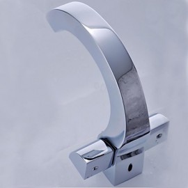 Special Design Chrome Finish Double Handle Single Hole Bathroom Sink Faucet