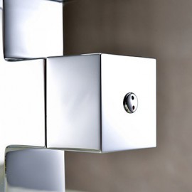 Contemporary Color Changing Led Bathroom Sink Faucet (Waterfall)