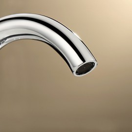 Single Handle Centerset Solid Brass Chrome Finish Bathroom Sink Faucet