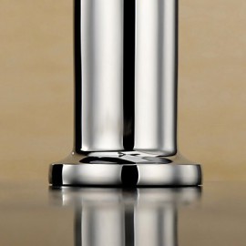 Solid Brass Single Handle Centerset Bathroom Sink Faucet(Tall)-Chrome Finish