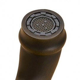 Centerset Single Handle One Hole in Antique Copper Bathroom Sink Tap