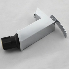 Square Sahpe Brass Single Handle Basin Faucet Mixer Tap