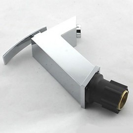 Square Sahpe Brass Single Handle Basin Faucet Mixer Tap